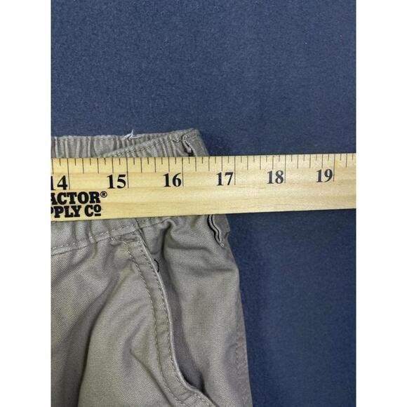 5.11 Tactical Pants Womens Size 12 Long Khaki Cotton Canvas Cargo 64358 Workwear - Picture 8 of 16